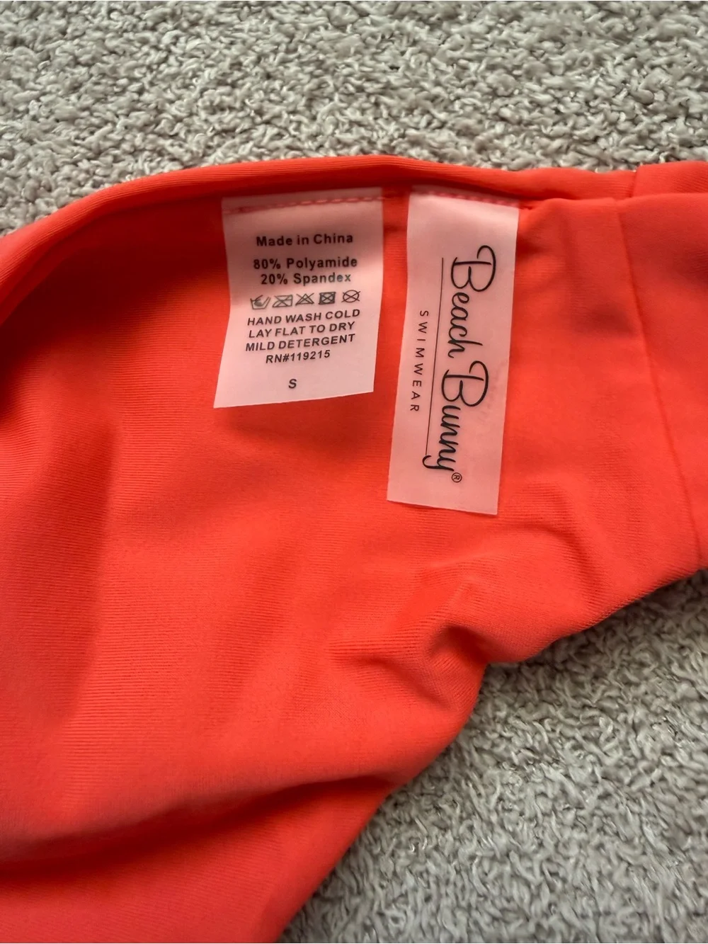 BEACH BUNNY - Skylar Wrap Swim Top - POPPY